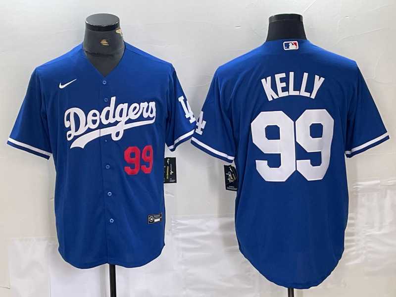 Men's Los Angeles Dodgers #99 Joe Kelly Number Blue Stitched Cool Base Nike Jerseys,We sell and wholesale Men's Los Angeles Dodgers #99 Joe Kelly Number Blue Stitched Cool Base Nike Jerseys on line form chian!